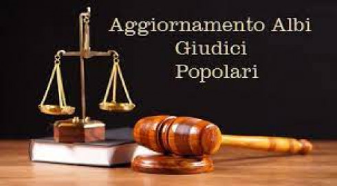 ISCRIZIONE ALBO GIUDICI POPOLARI 